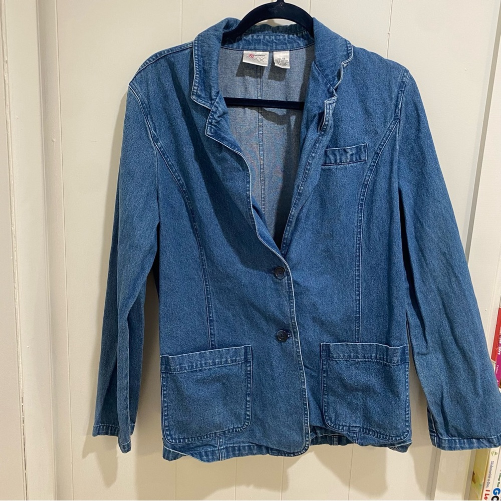 Y2K Denim Blazer